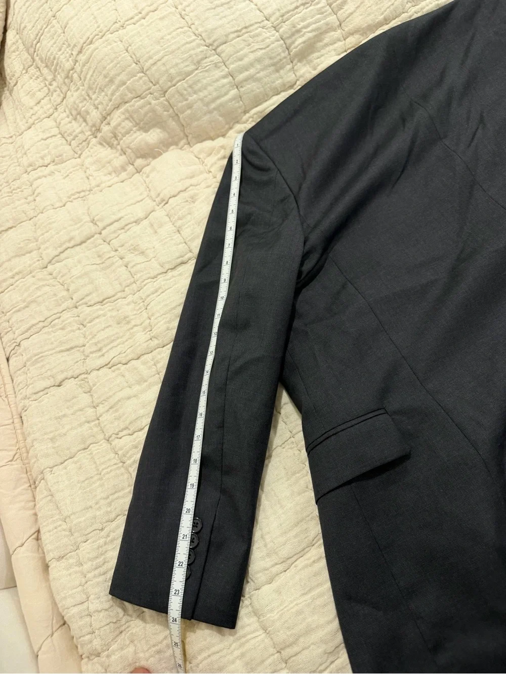 Brooks Brothers Vitale Barberis Canonico 1818 Regent Fit Charcoal Two Piece Suit